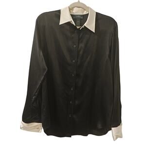 Lauren Ralph Lauren Black and White Blouse